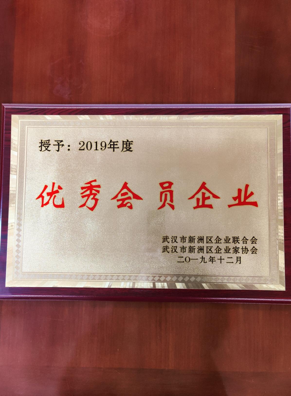 2019年度优秀会员企业